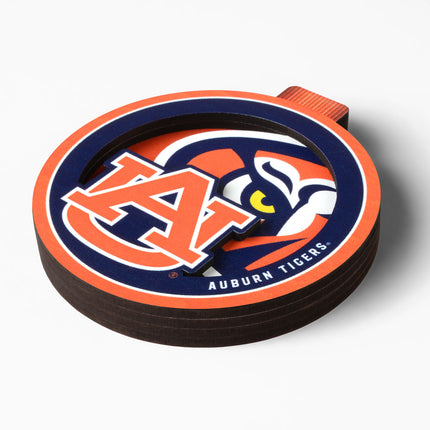 Auburn Tigers 3D Logo Series Ornament