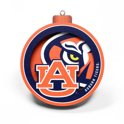 Auburn Tigers 3D Logo Series Ornament