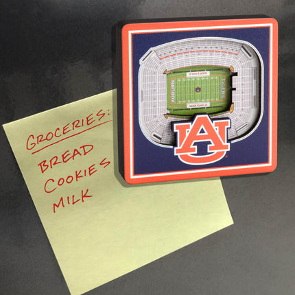 Auburn Tigers 3D StadiumView Magnets