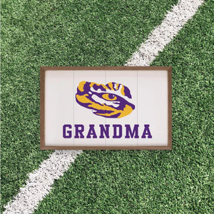 LSU Tigers Artwork | LSU Tigers Wall Art (Officially Licensed) Block