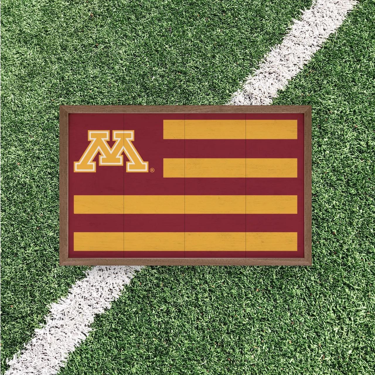 Minnesota Gophers Artwork | Minnesota Gophers Wall Art (Officially Licensed) Block