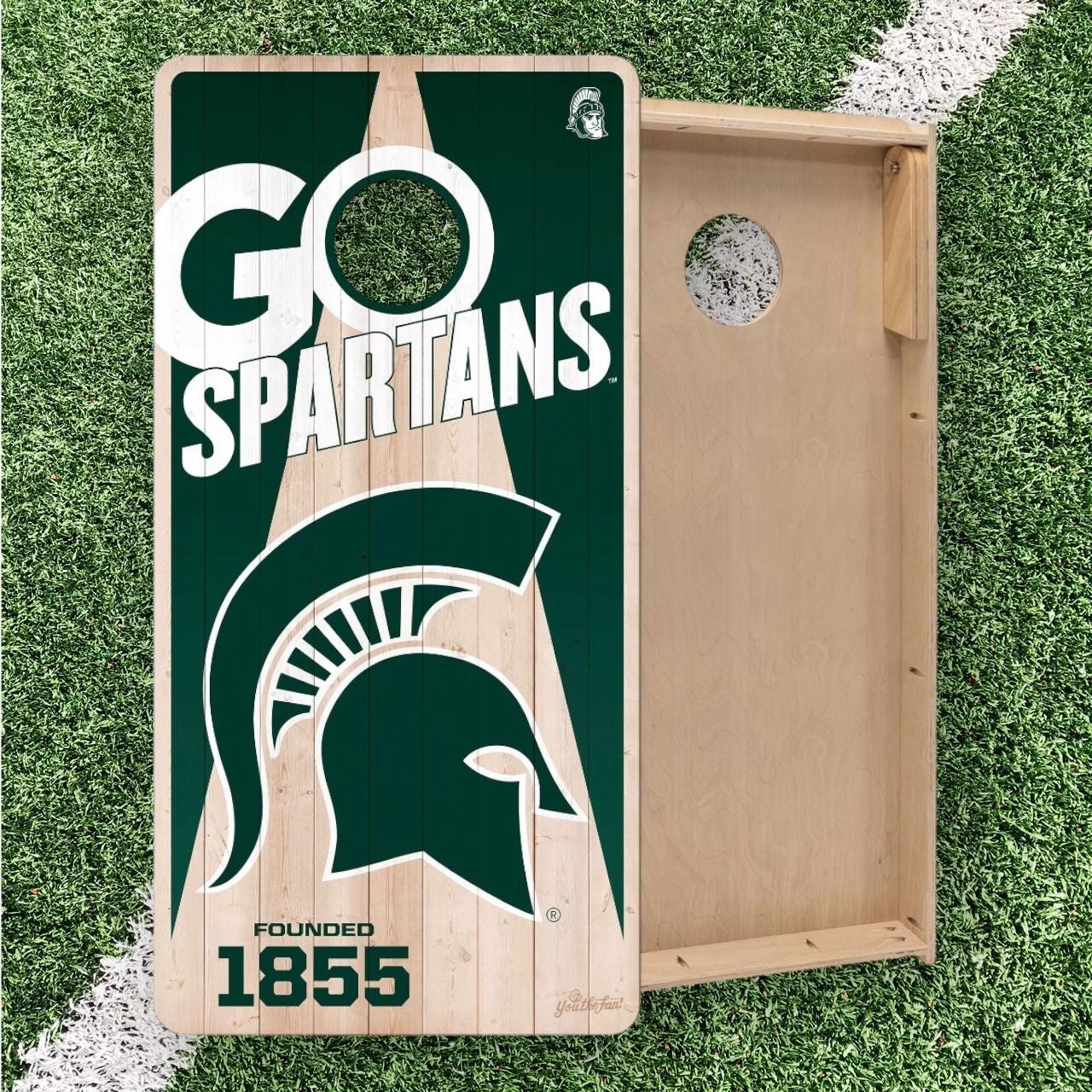Michigan State Spartans Cornhole Boards 2x4 (Officially Licensed)