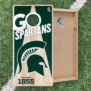 Michigan State Spartans Cornhole Boards 2x4 (Officially Licensed)