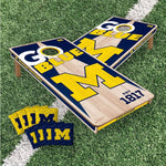 Load image into Gallery viewer, Michigan Wolverines Cornhole Boards 2x4 (Officially Licensed)
