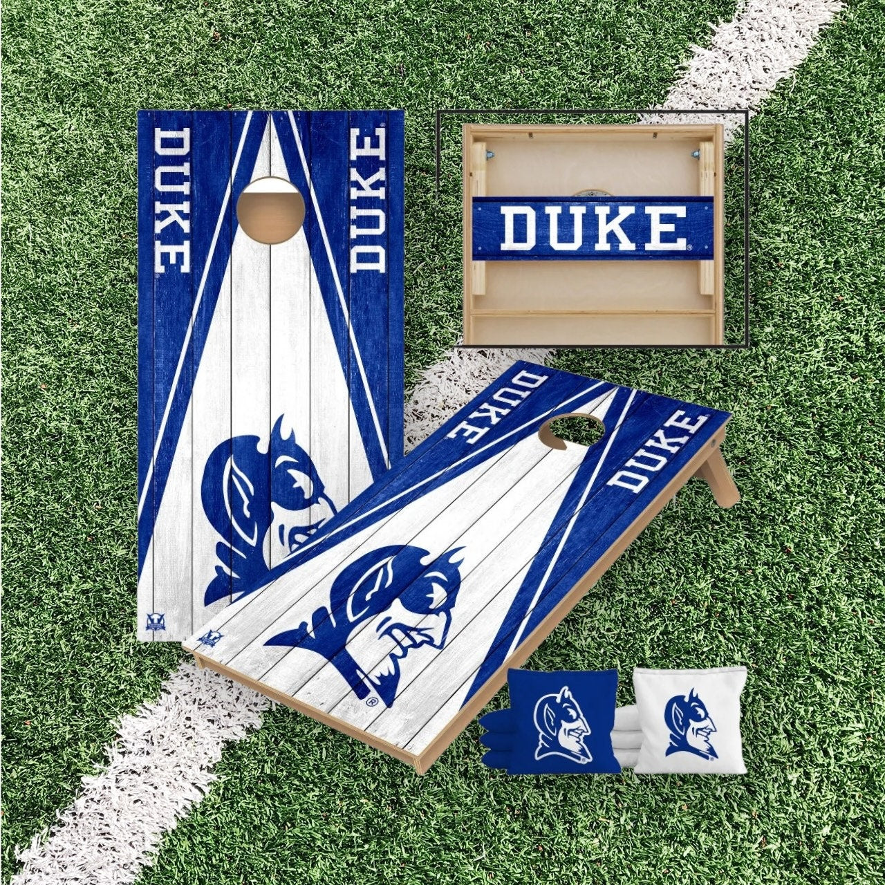 Duke Blue Devils Cornhole Boards 2x4 | Officially Licensed