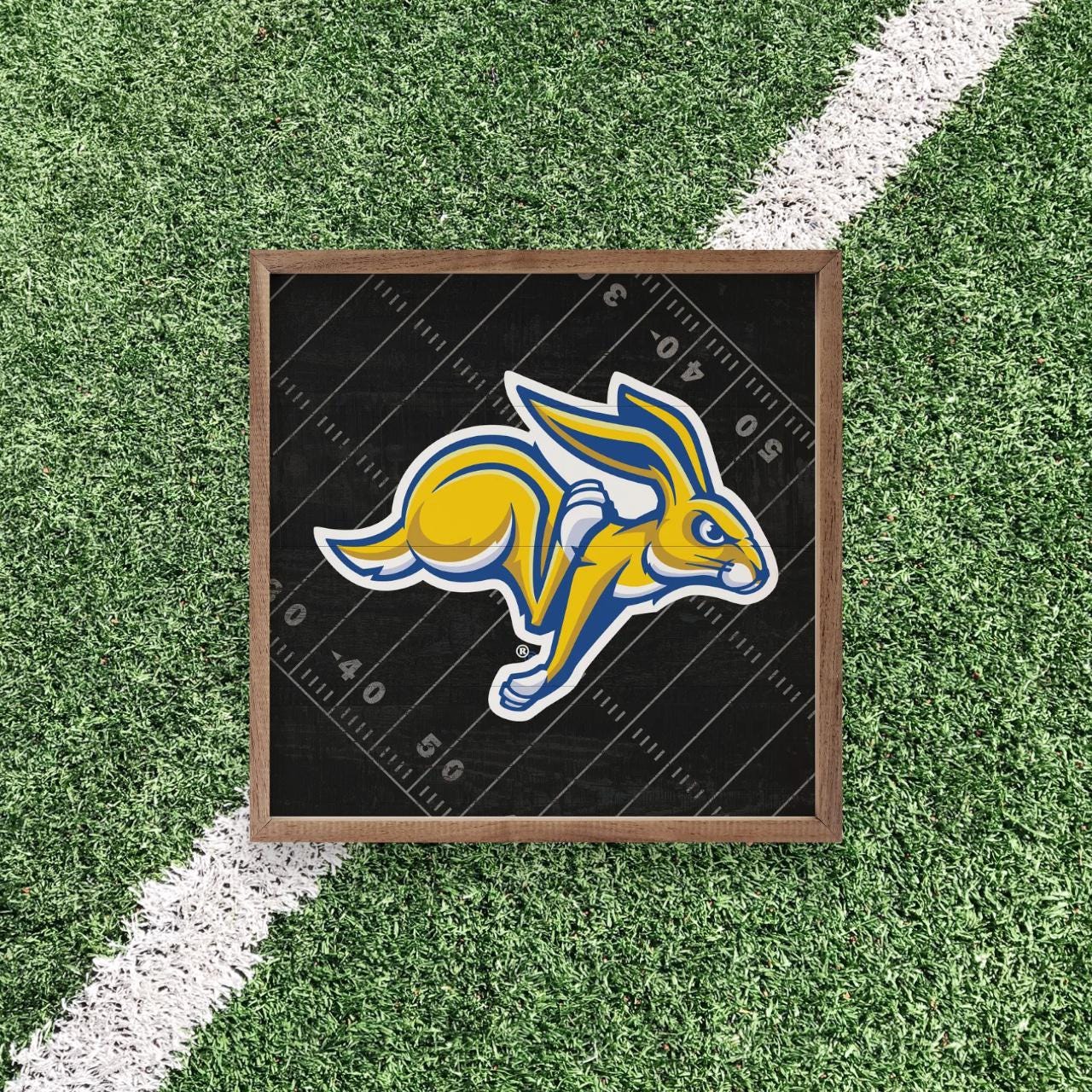 South Dakota State Jackrabbits Artwork | South Dakota State Jackrabbits Wall Art (Officially Licensed)Square