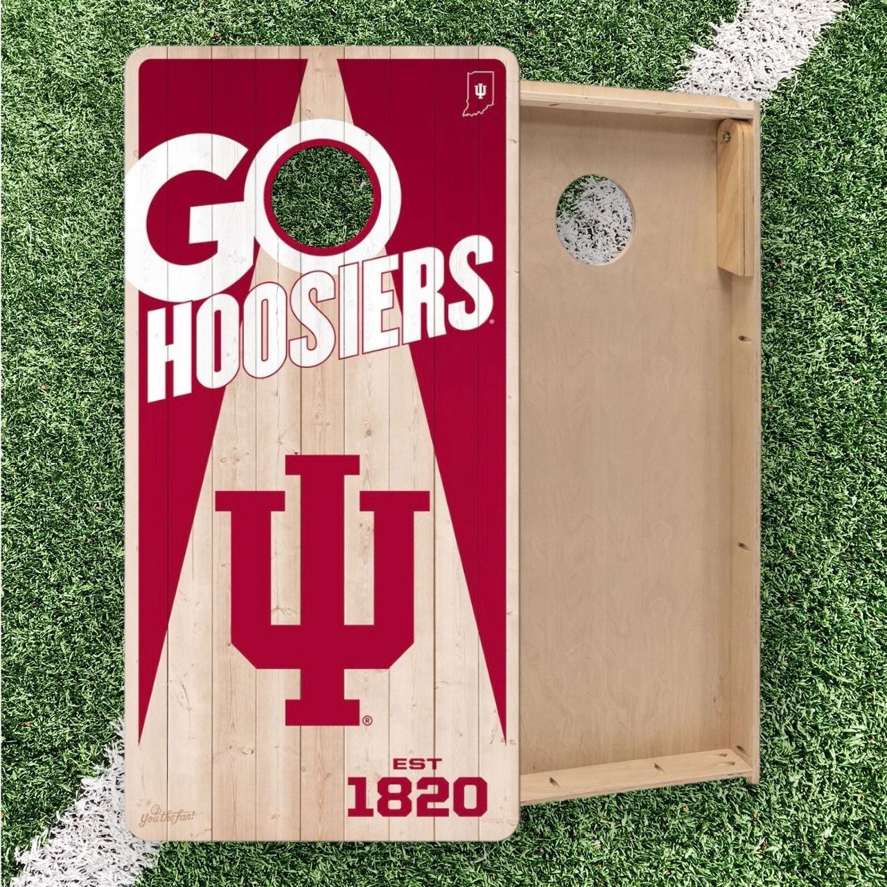 Indiana Hoosiers Cornhole Boards 2x4 (Officially Licensed)