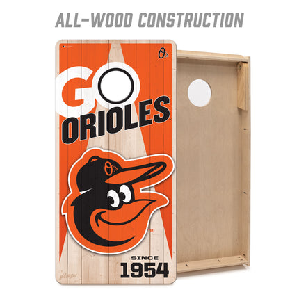 Baltimore Orioles Cornhole Boards 2x4