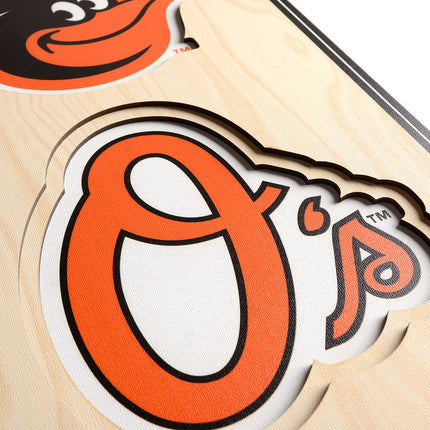 Baltimore Orioles 8x32 3D Stadium Banner