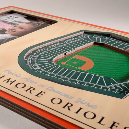 Baltimore Orioles 3D StadiumView Picture Frame