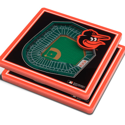 Baltimore Orioles 3D Stadium View Coasters