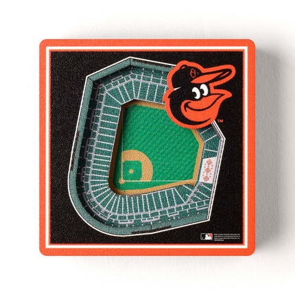 Baltimore Orioles 3D StadiumView Magnets