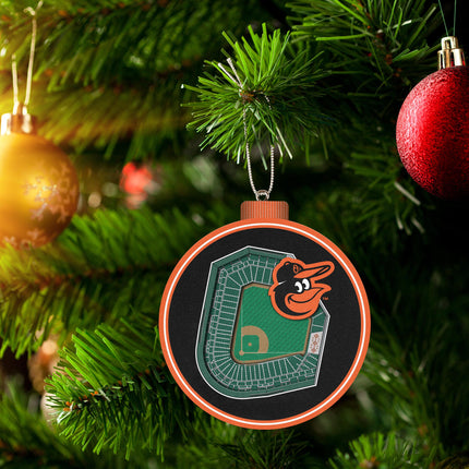 Baltimore Orioles 3D StadiumView Ornaments