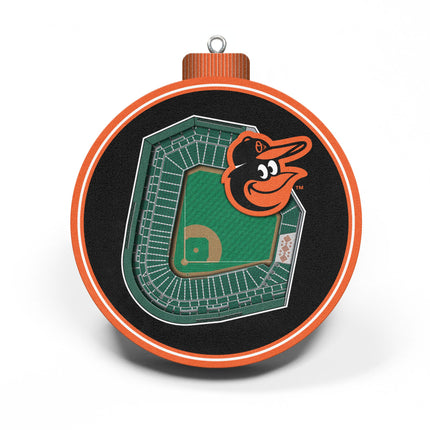 Baltimore Orioles 3D StadiumView Ornaments