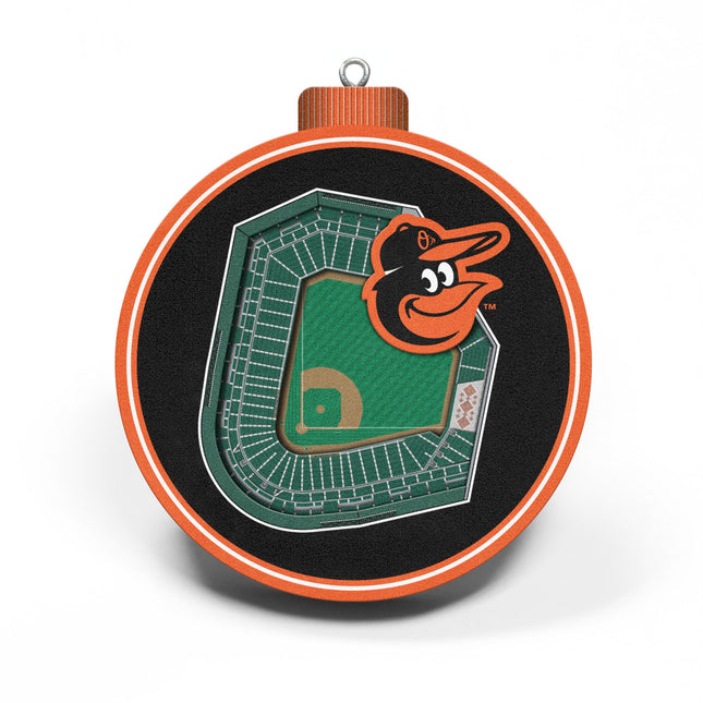 Baltimore Orioles 3D StadiumView Ornaments