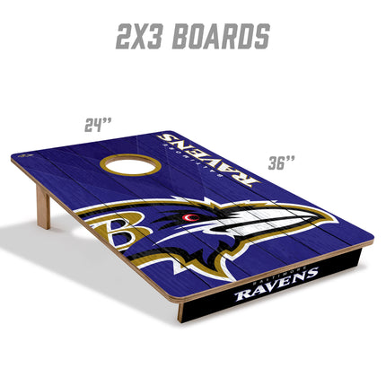 Baltimore Ravens 2x3 Cornhole Boards