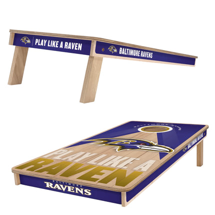 Baltimore Ravens Cornhole Boards 2x4 Slogan Series