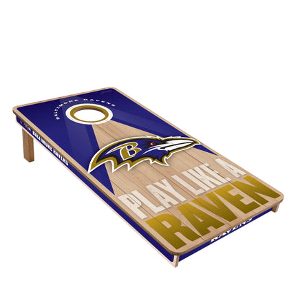 Baltimore Ravens Cornhole Boards 2x4 Slogan Series