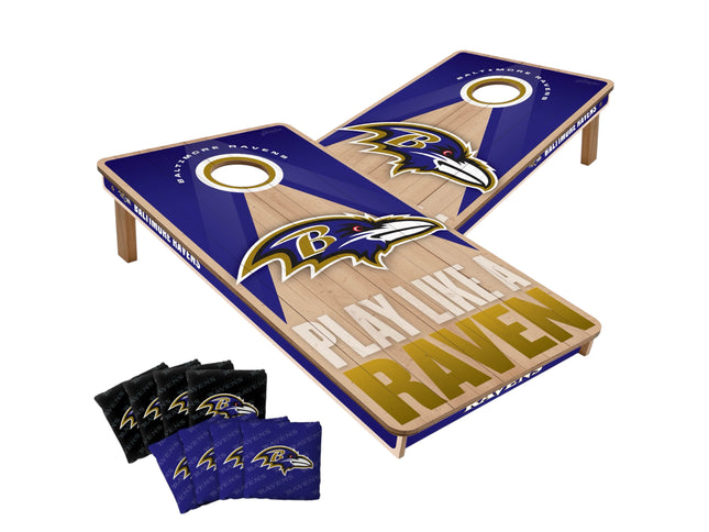 Baltimore Ravens Cornhole Boards 2x4 Slogan Series