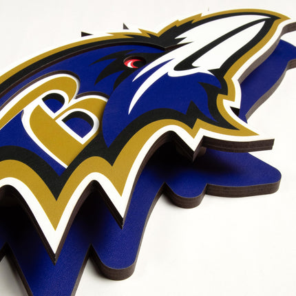 Baltimore Ravens 3DX Die Cut Logo