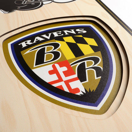 Baltimore Ravens 8x32 3D Stadium Banner