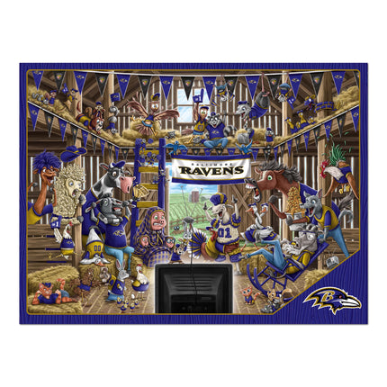 Baltimore Ravens Barnyard Fans Puzzle - 500 PC