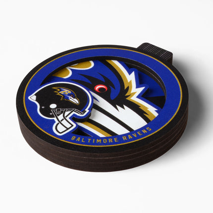 Baltimore Ravens 3D Logo Series Ornament