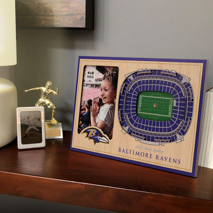 Baltimore Ravens 3D StadiumView Picture Frame