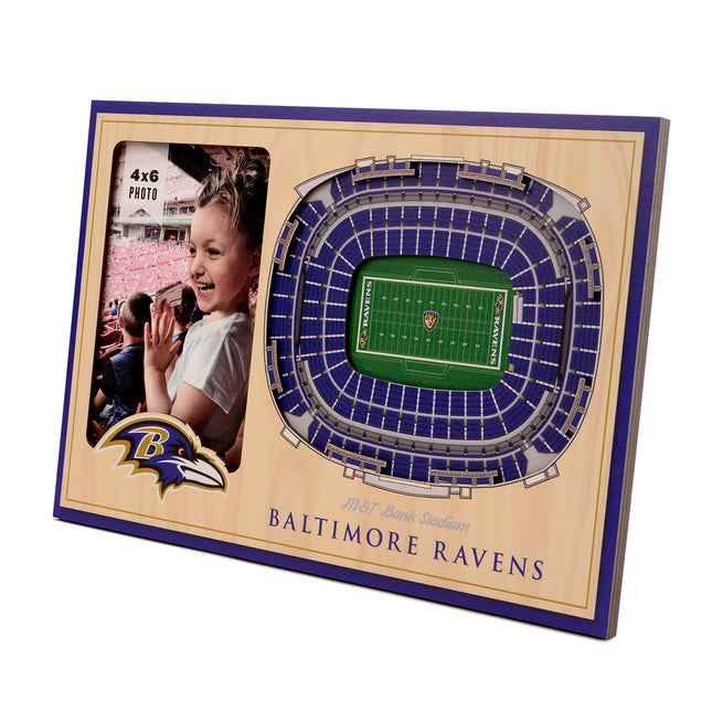 Baltimore Ravens 3D StadiumView Picture Frame