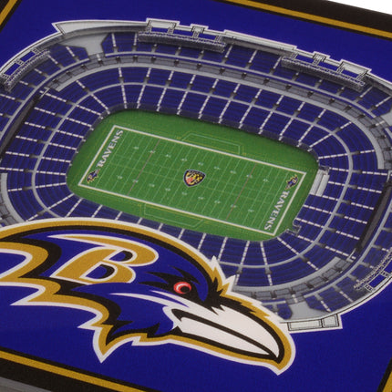 Baltimore Ravens 3D Stadium View Coasters