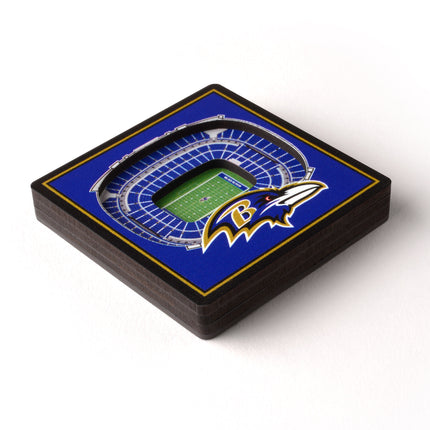 Baltimore Ravens 3D StadiumView Magnets