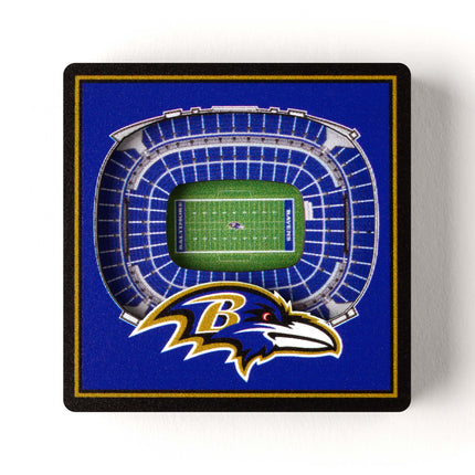 Baltimore Ravens 3D StadiumView Magnets