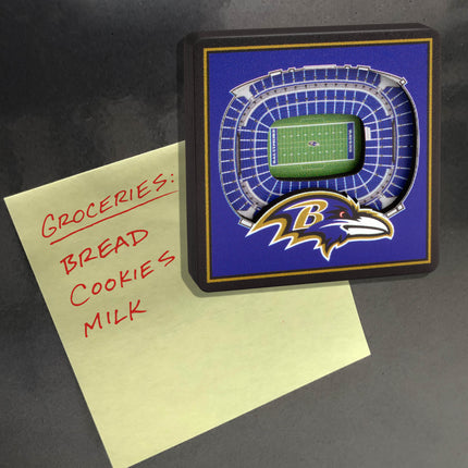 Baltimore Ravens 3D StadiumView Magnets