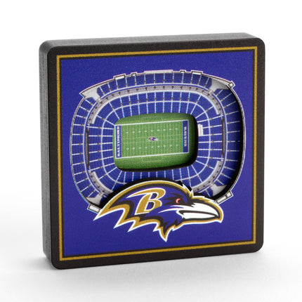 Baltimore Ravens 3D StadiumView Magnets