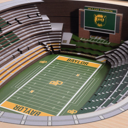 Baylor Bears 25-Layer StadiumViews 3D Wall Art