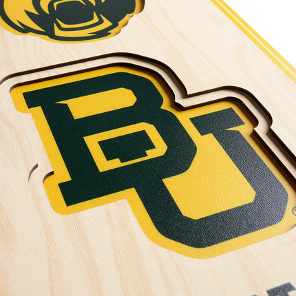 Baylor Bears 8x32 3D Stadium Banner