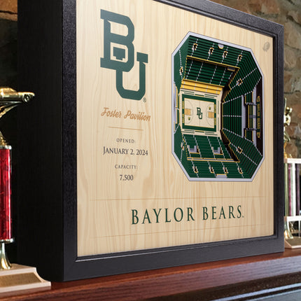 Baylor Bears 25-Layer StadiumViews 3D Wall Art