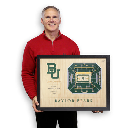 Baylor Bears 25-Layer StadiumViews 3D Wall Art