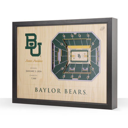 Baylor Bears 25-Layer StadiumViews 3D Wall Art