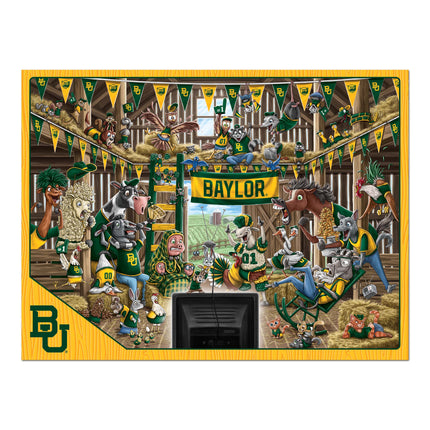 Baylor Bears Barnyard Fans Puzzle - 500 PC