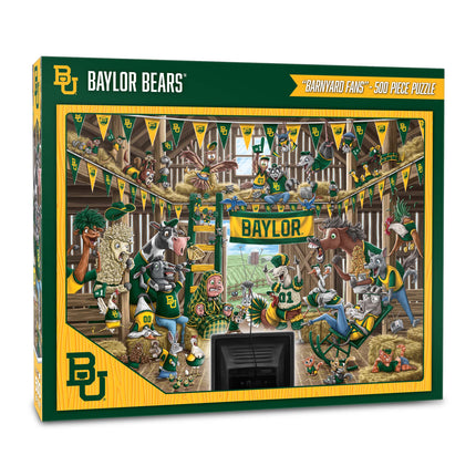 Baylor Bears Barnyard Fans Puzzle - 500 PC