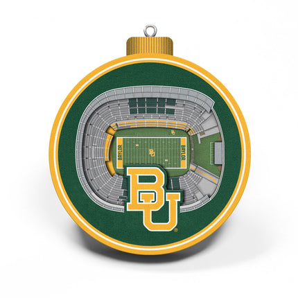 Baylor Bears 3D StadiumView Ornaments