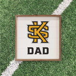 Load image into Gallery viewer, Kennesaw State Owls Artwork | Kennesaw State Owls Wall Art (Officially Licensed)Square
