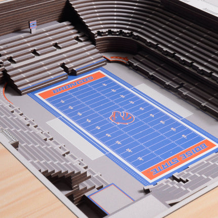 Boise State Broncos 25-Layer StadiumViews 3D Wall Art