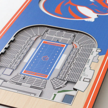Boise State Broncos 3D Stadium 6x19 Banners