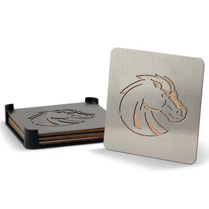 Boise State Broncos (4) Boaster Drink Coasters