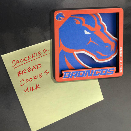 Boise State Broncos 3D Logo Series Magnet