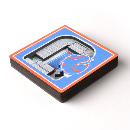 Boise State Broncos 3D StadiumView Magnets