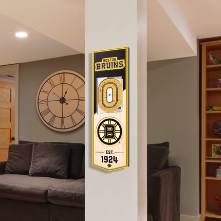 Boston Bruins 3D Stadium 6x19 Banners
