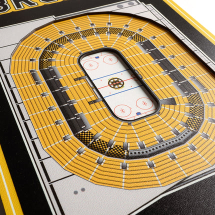 Boston Bruins 8x32 3D Stadium Banner